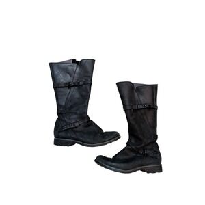 TEVA DELAVINA BLACK MID TOP WATERPROOF SUEDE BOOT W'S US 9.5